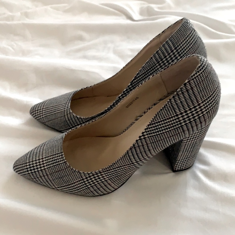 Tartan heels 4/12 inches worn once